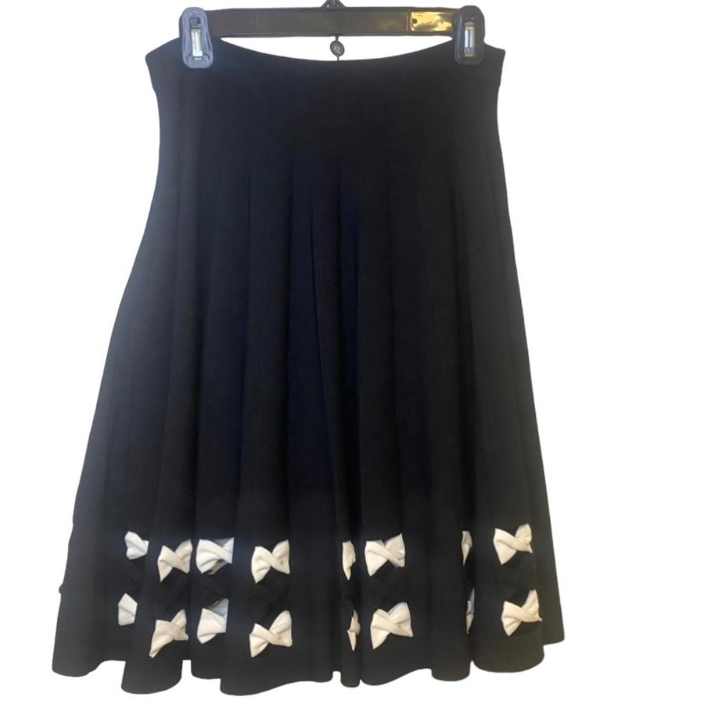 Alexander McQueen Black Ivory Skirt | Size Large (US 8-10)